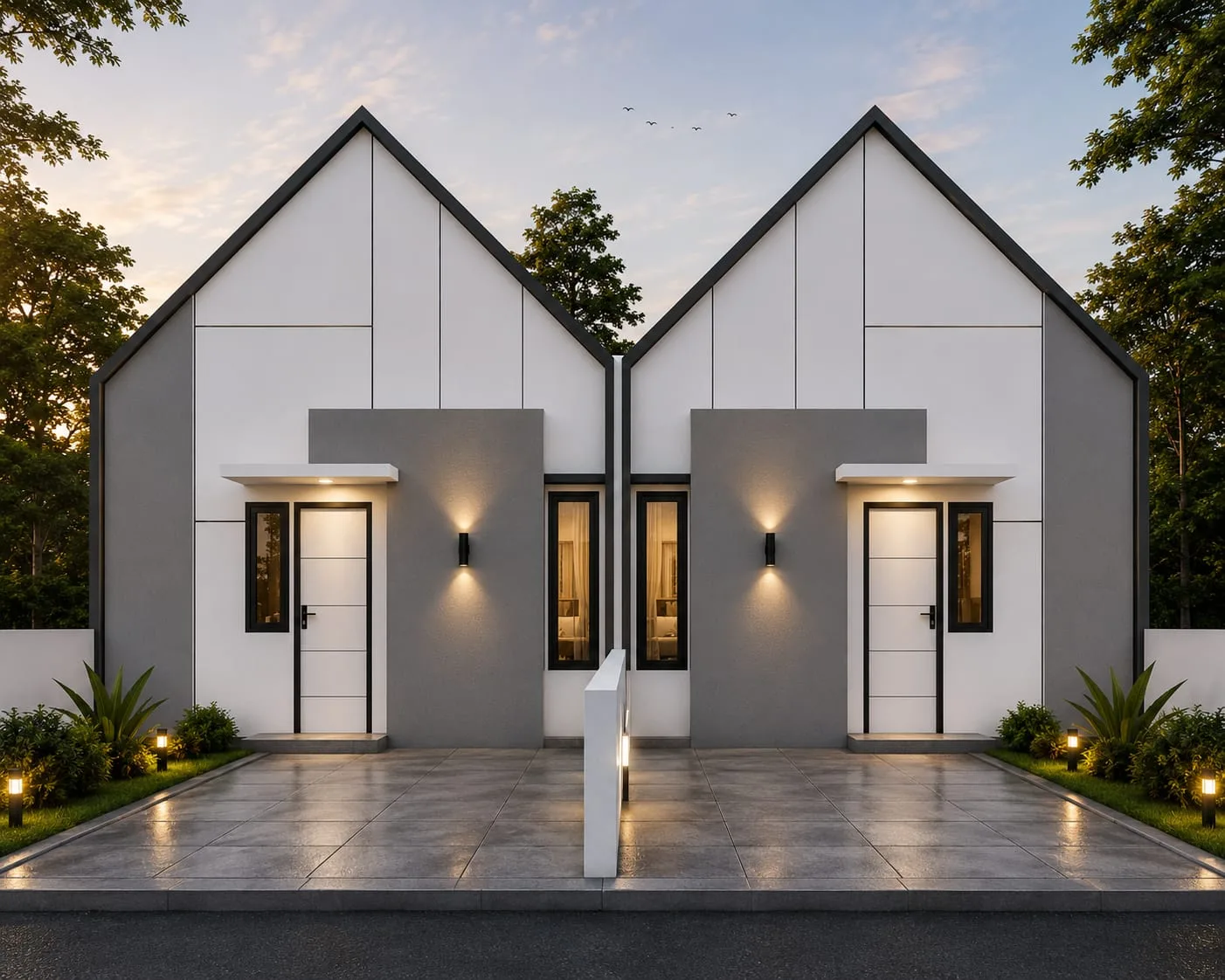 3d desain semi minimalist cv irawanjaya pare